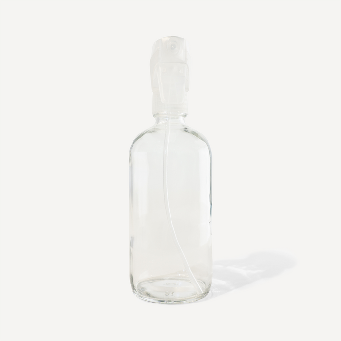 Spray Glass Bottle with Clear trigger sprayer (16oz)