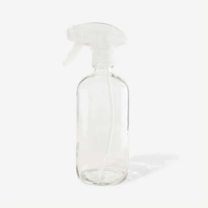 Spray Glass Bottle with Clear trigger sprayer (16oz)