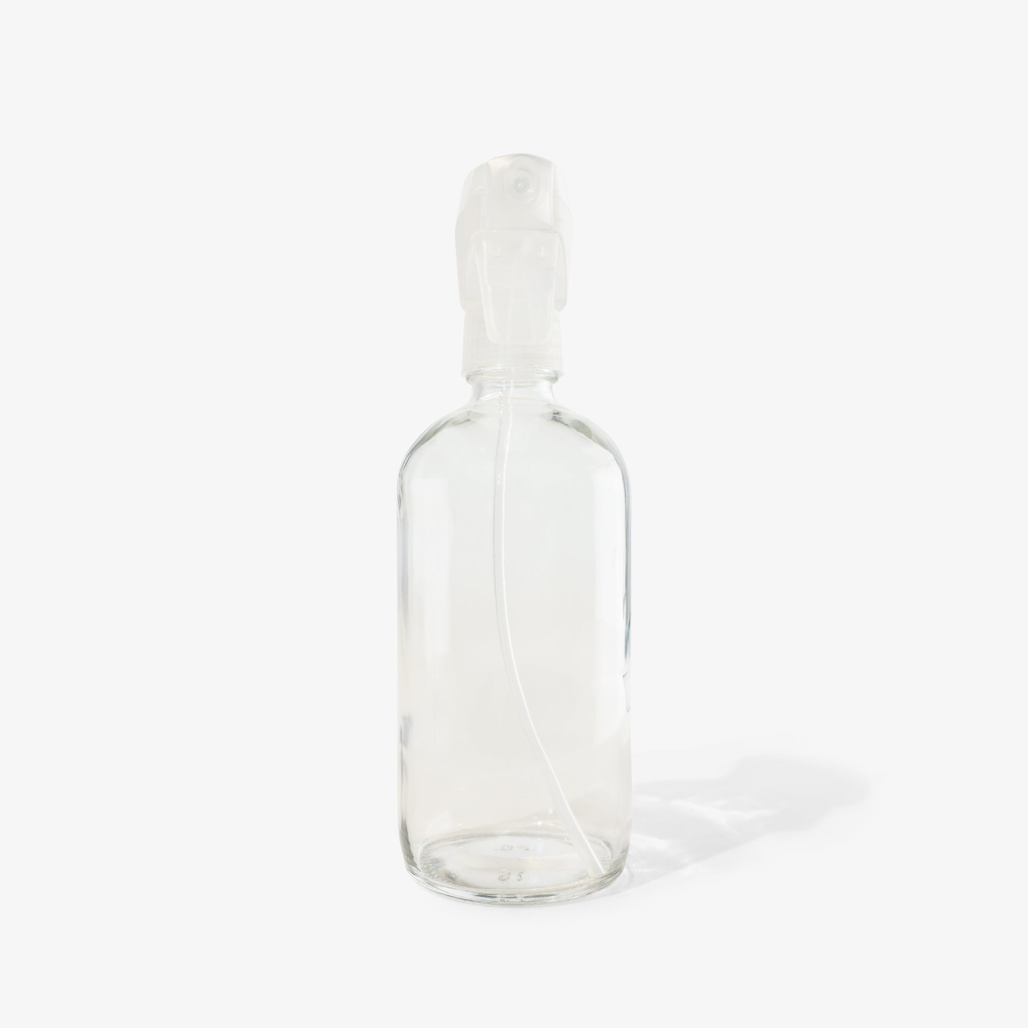 Clear Glass Refillable Spray Bottle with 360 upside down sprayer - 16 oz  #clear-spray-360-16